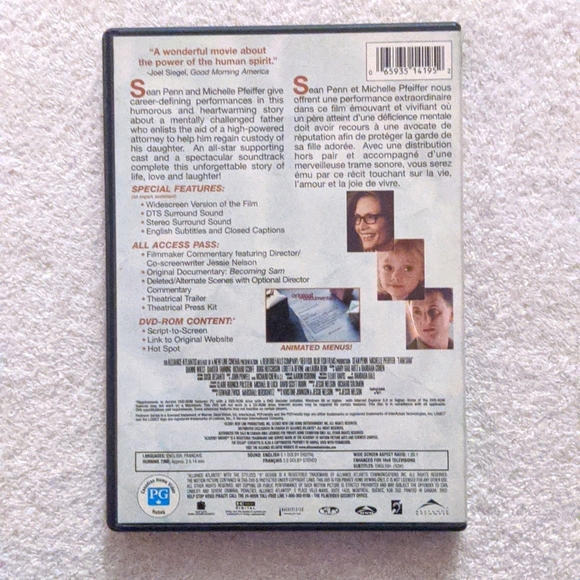 DVD: I am Sam - Picture 2 of 3